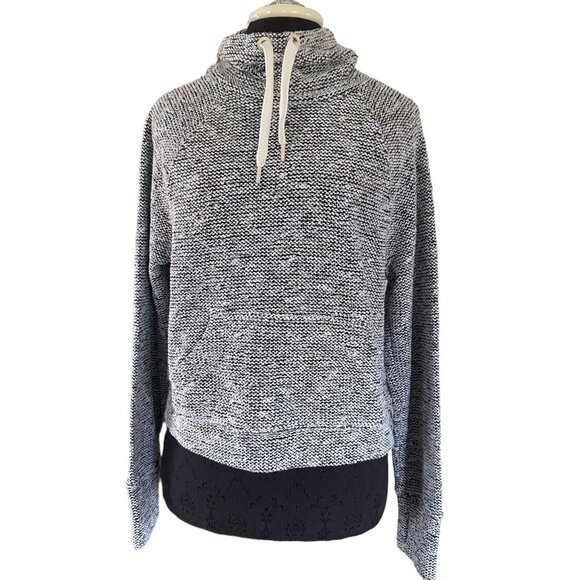 OFFLINE by Aerie Women's S / P Black & White Drawstring Turtleneck Sweater XS - Picture 1 of 6